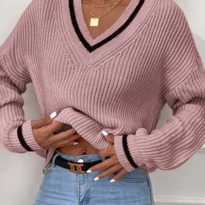 Autumn New Casual Loose Knitted Top